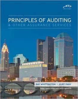 Principles of Auditing and Other Assurance Services 17th Edition