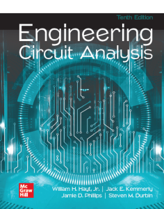 Engineering Circuit Analysis 10th Edition By William H. Hayt, Jr. Jack E. Kemmerly