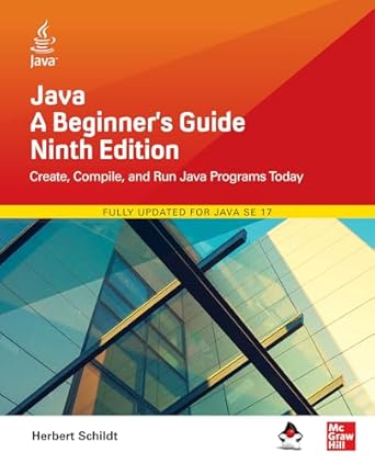 Java A Beginner's Guide 9th Edition By Herbert Schildt