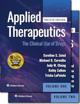 Applied Therapeutics The Clinical Use of Drugs 12th Edition