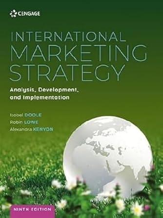 International Marketing Strategy Analysis, Development and Implementation 9th Edition