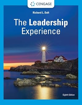 The Leadership Experience 8th Edition By Richard Daft