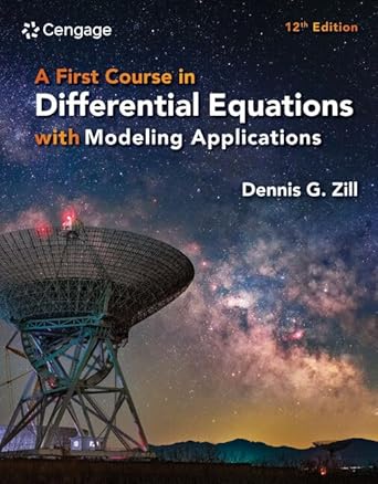 eBook For A First Course in Differential Equations with Modeling Applications 12th Edition