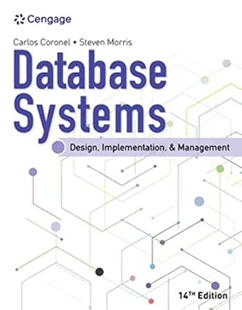 eBook For Database Systems Design, Implementation, & Management 14th Edition