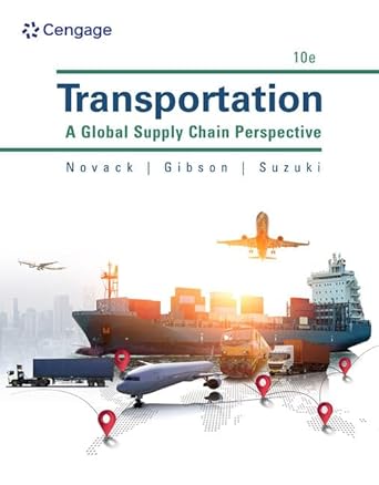 eBook For Transportation A Global Supply Chain Perspective 10th Edition By Robert A. Novack
