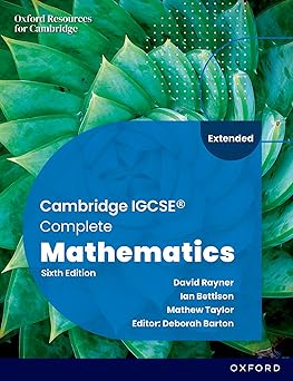 eBook For Cambridge IGCSE® Complete Mathematics 6th Edition