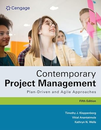 eBook For Contemporary Project Management Plan-Driven and Agile Approaches 5th Edition